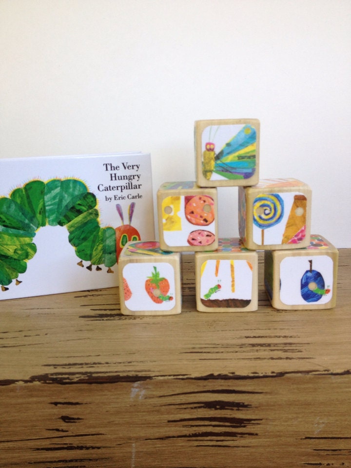 The Very Hungry Caterpillar Gift Set // by StorybookBlocks on Etsy