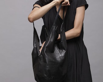 Soft leather bag | Etsy
