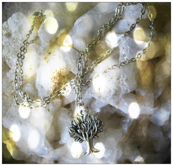Handmade Silver Necklace with Tree of Life by IreneDesign2011