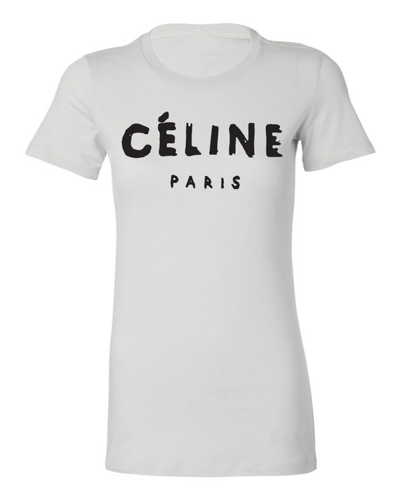 celine paris t shirt authentic