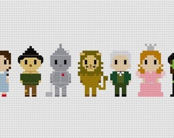 Wizard of Oz Cross Stitch Pattern