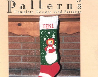 Christmas Stocking Pattern, Snow Girl