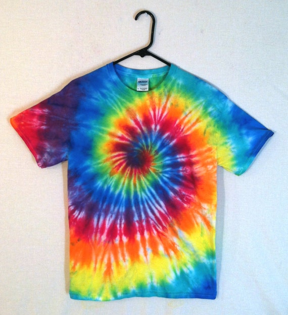 Tie Dye T-Shirt Classic Rainbow Spiral by RainbowEffectsTieDye
