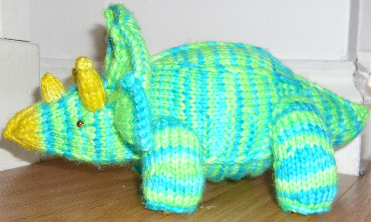Triceratops Pattern pdf, create your own amigurumi knitted dino from MothyAnd...