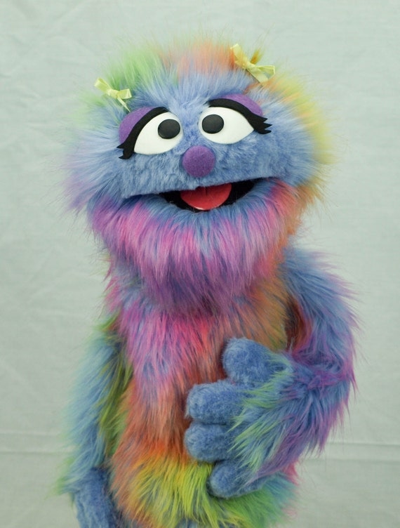 Penelope Monster Hand Puppet   Muppet By Thepuppetworkshop On Etsy