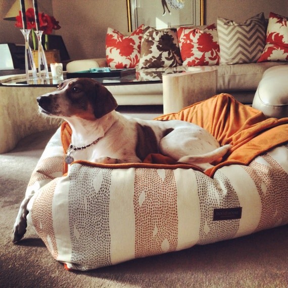 Premium OttomanStyle Dog Bed by DogandHouse on Etsy