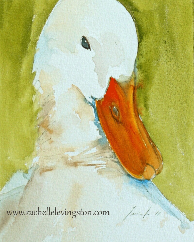 wall art Nursery wall art baby duck poster by rachellelevingston