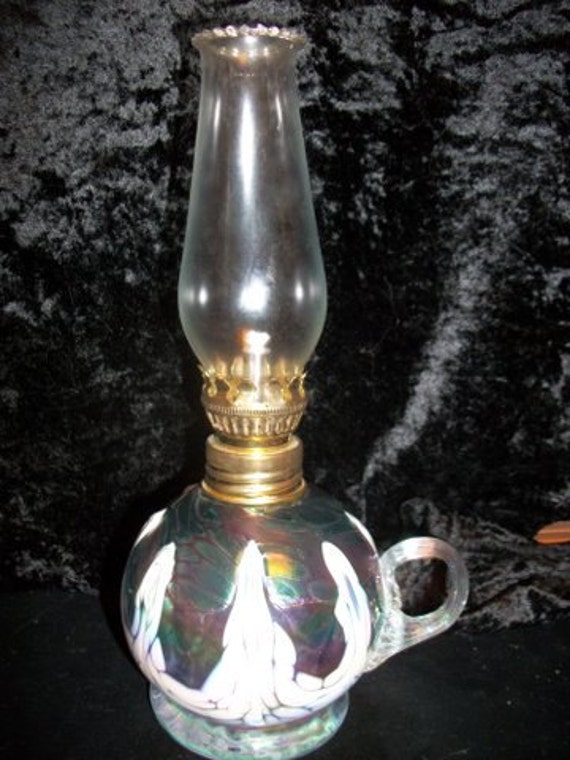 Mt. St. Helen's Oil Lamp by MaralynsCollectables on Etsy