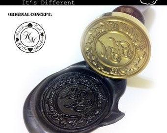 Custom Wax Seal Stamp Set, Personalised Logo and Design