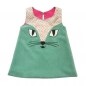 Cat Dress in Turquoise