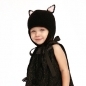 Black cat costume for child baby or toddler, girl dress up costume
