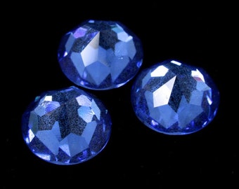 Vintage Swarovski Article 2020 13mm. Sapphire Rauten Rose #984