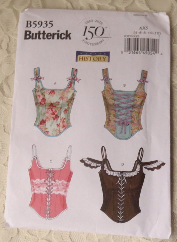 Butterick B5935 Making History Corset Pattern Misses by dreamy1