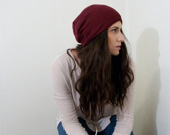Bohemian Slouch Beanie Hat • Choose Color • Jersey Beanies • Loft 415 Clothing (No. 1)