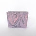 Raspberry Vanilla Soap Vegan Bar Cold Process Handmade Organic Raw Cocoa Butter Gift Wrapped Activated Charcoal