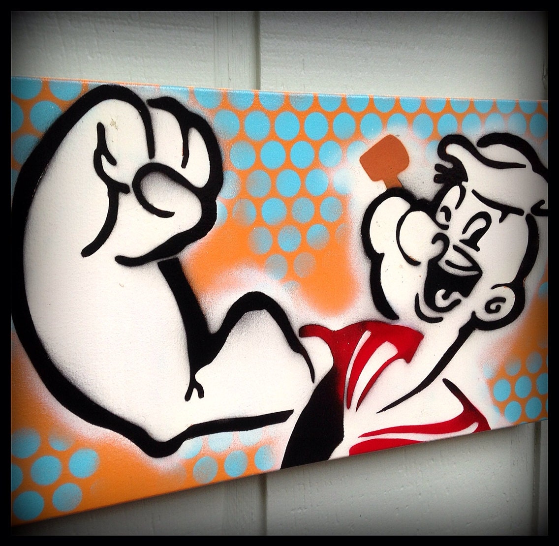 Original Graffiti Art Painting on Canvas Large Scale 12