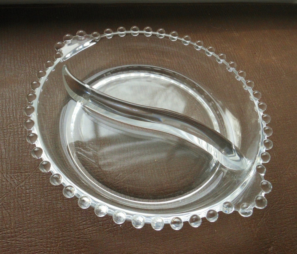 Candlewick Imperial Glass Divided Relish Dish