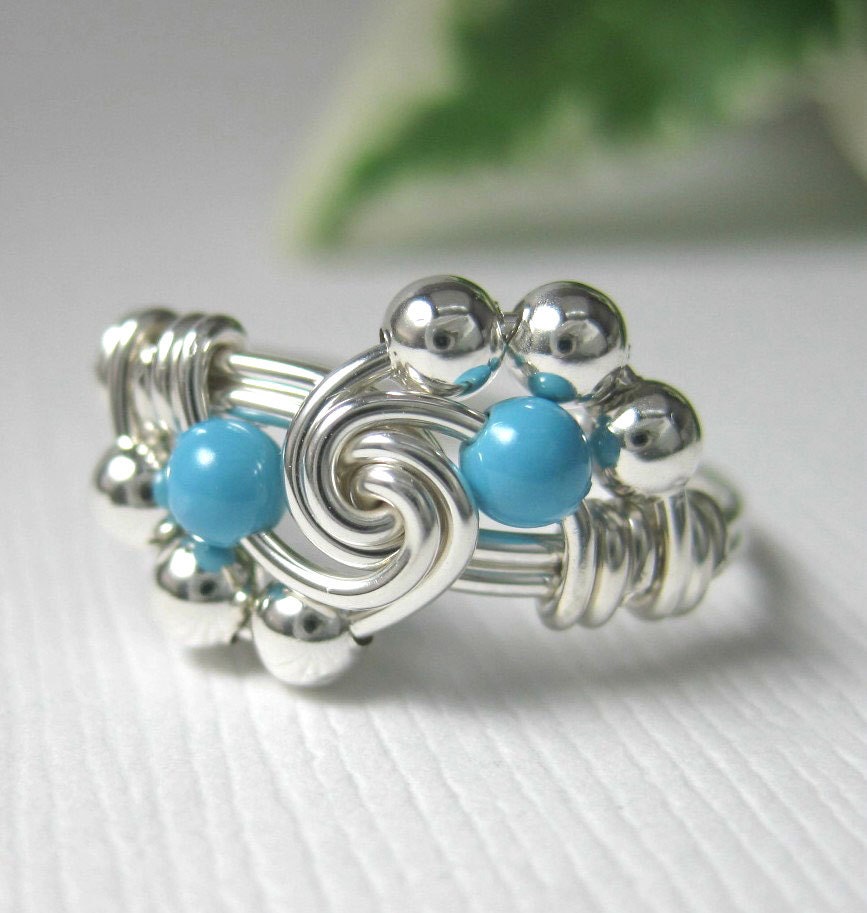 Mini Size Ring for Small Fingers Pinky Ring Wire Wrapped