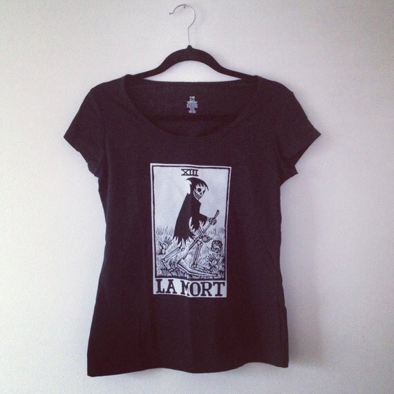 death tarot card t shirt