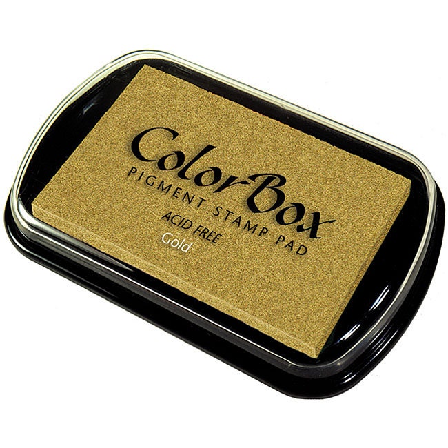 GOLD Stamp Pad Gold Ink Pad ColorBox Full Size Pigment