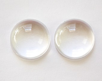 Acrylic Magnifying Cabochons 20mm Round cab833B