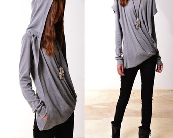 Song of Wanderer - poetic layered cotton hoodie (Y3118)