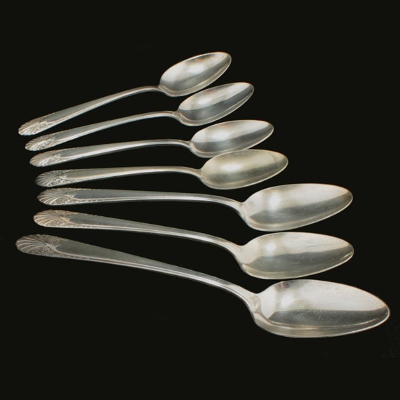 Radiance Crown Silverplate Spoon Lot Serving by charmings on Etsy