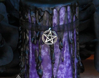 Queen of the Witches . Hekate Magick Candle . 2x3 Pillar