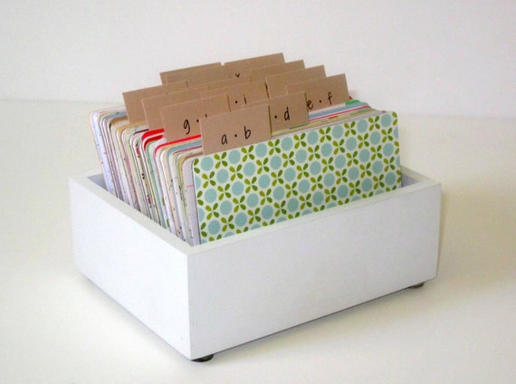 address file cards