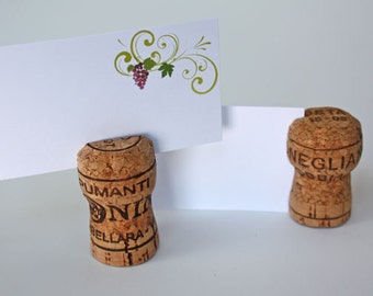 Champagne Cork Place Card Holders