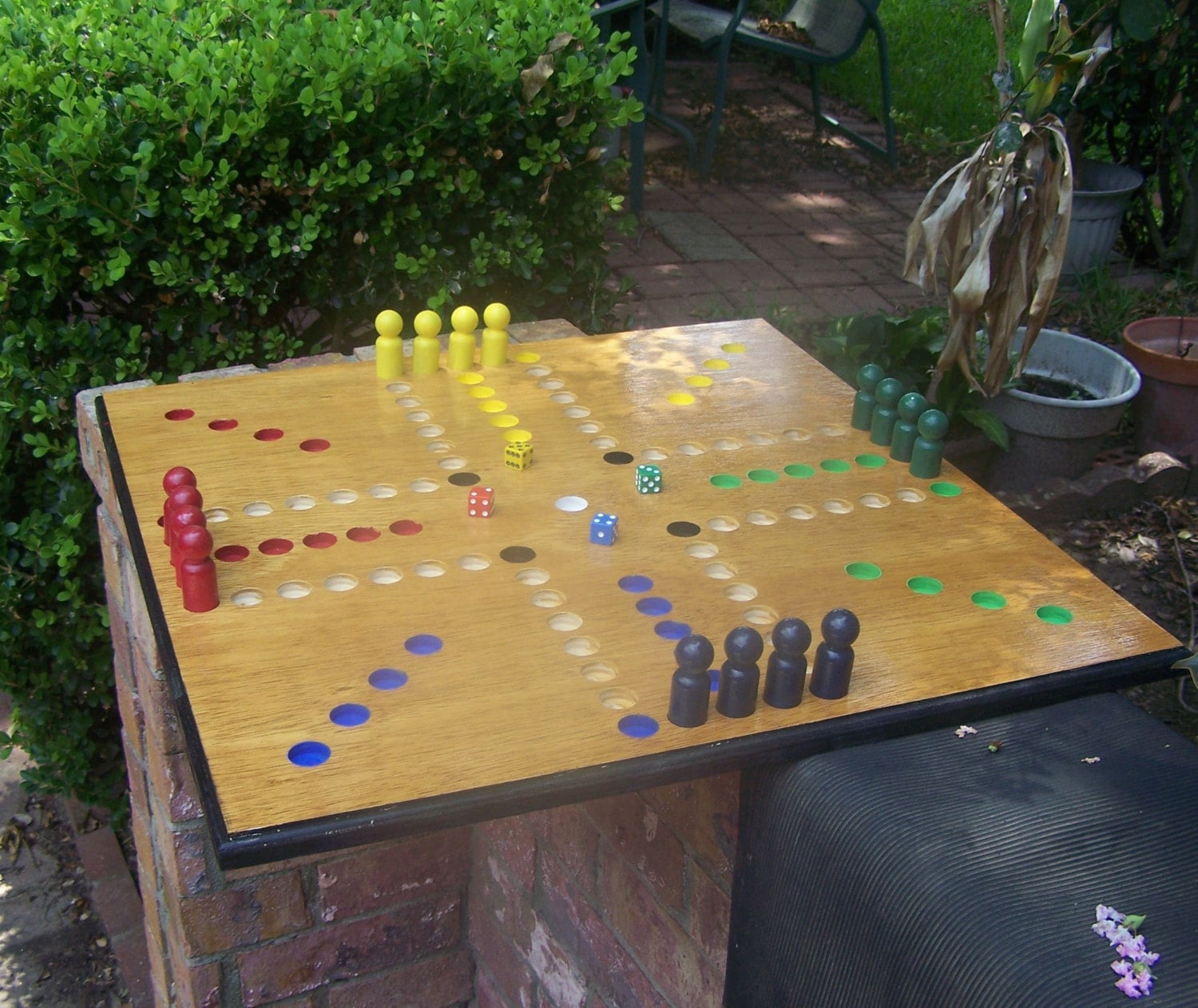 Aggravation peg game board Nice and BIG by WoodDesigner on Etsy