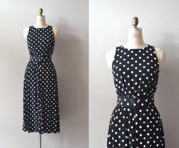 polka dot dress / polka dot 80s dress / Vivian dress