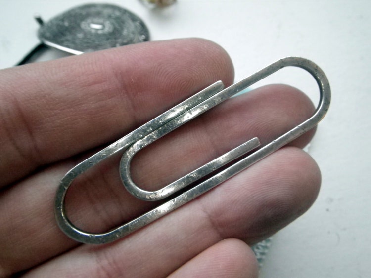 Rare Tiffany and Co Sterling Silver Paper clip Money by NatinNYC