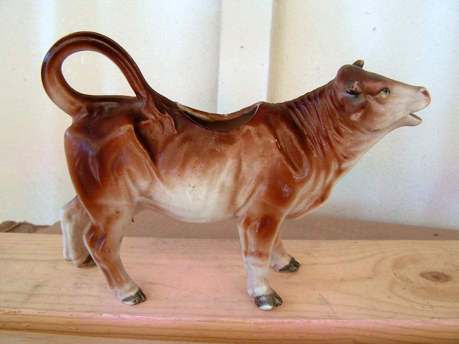 porcelain cow head