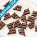 20mm Chocolate Resin Cabochons - 8 pc set