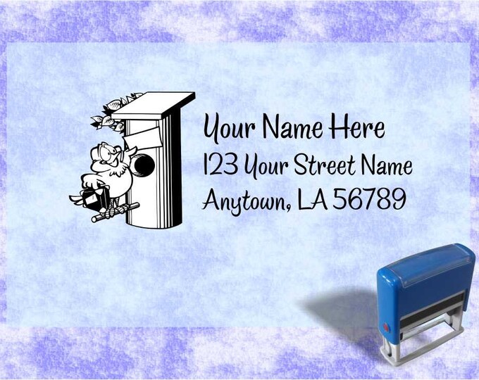 Personalized Self Inking Address Stamp - Return address stamp R123