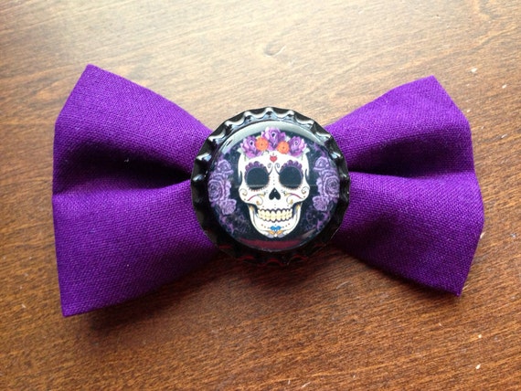 Sugar Skull Hair Bow 9828