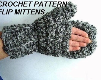 FLIPTOP MITTEN CROCHET PATTERN ? Free Crochet Patterns