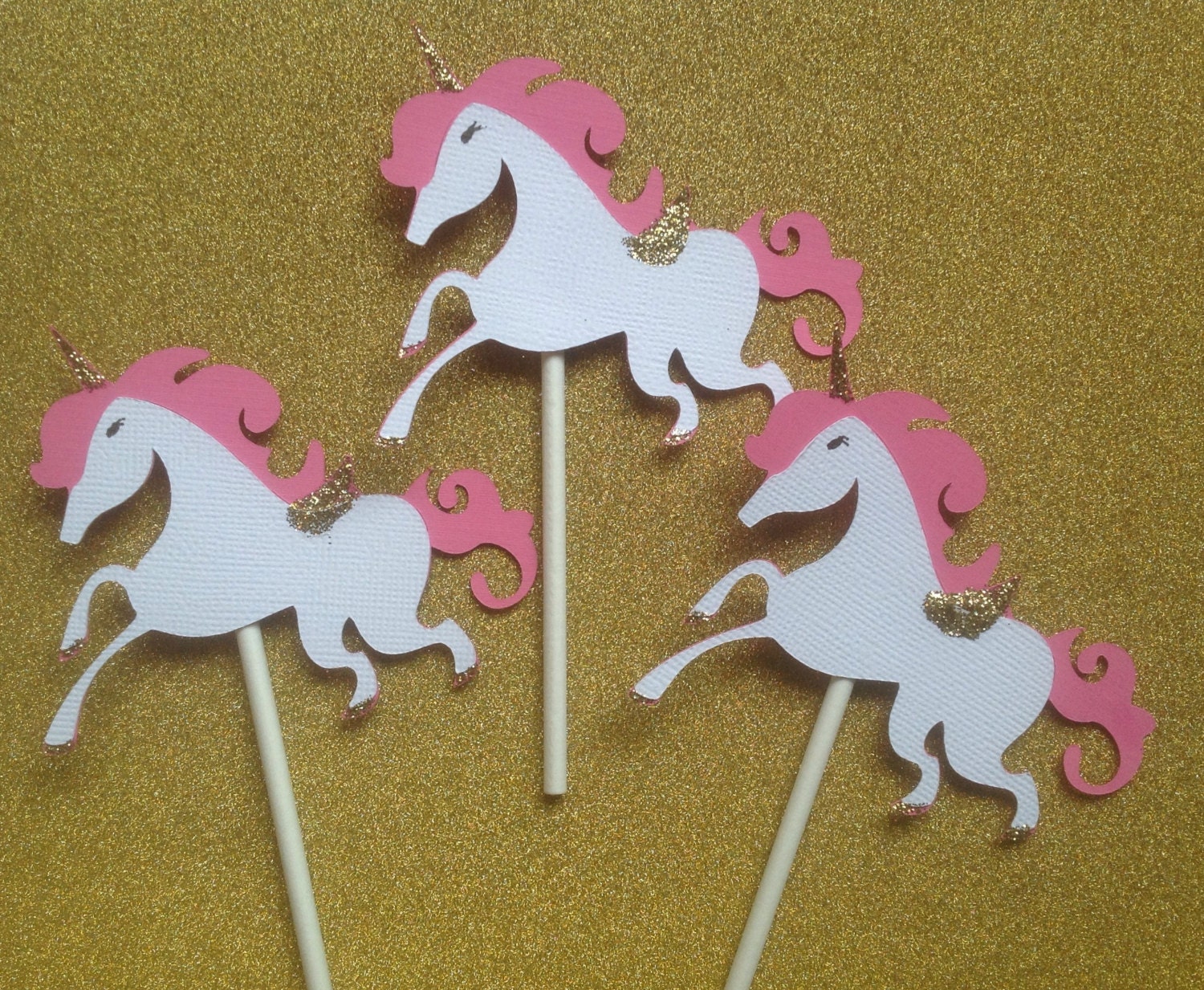 unicorn cupcake toppers