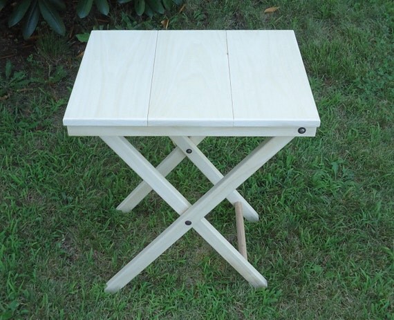 Civil War Folding Camp Table 18 x 14