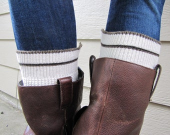 Boot Socks-buy 2 get 1 FREE Knee HIgh Socks Brown by sugarbshop