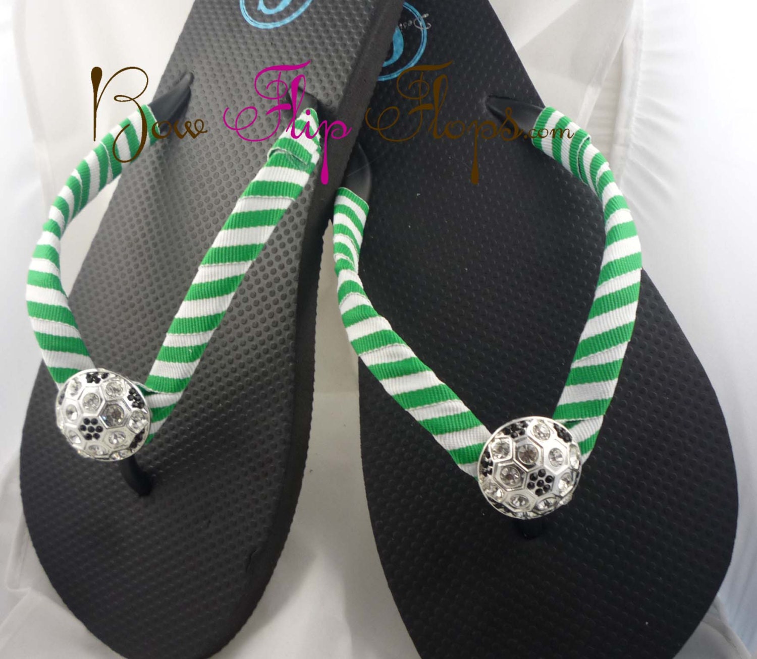 be trendy rhinestone flip flops