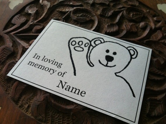 50 Personalized In Loving Memory Of Ex Libris Bookplates