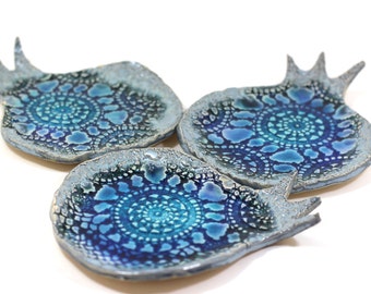 Ceramic pomegranate bowl Rosh HaShanah Pomegranate ceramic dish Jewish New Year Israel art Rosh Hashanah gift