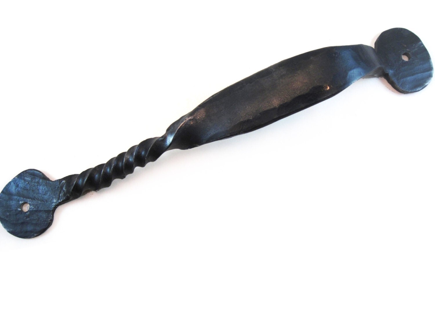 Hand Wrought Iron Door Handle Blacksmith Art