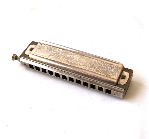 vintage m hohner harmonica super chromonica with case musical