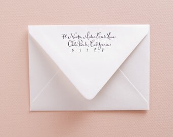 All Calligraphy Save The Date Stamp