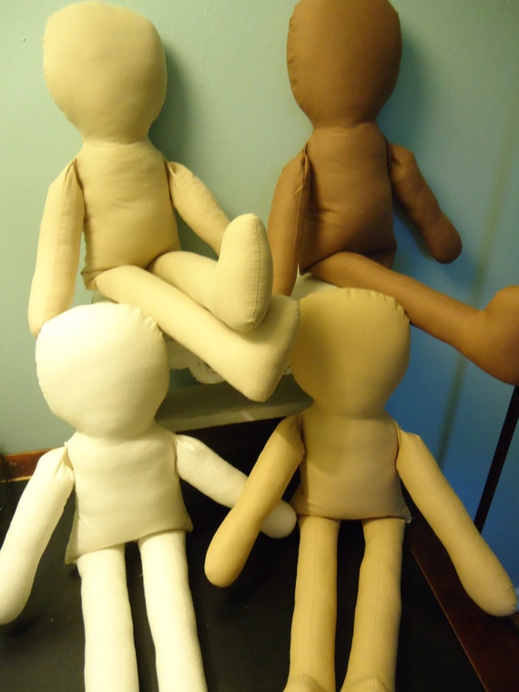 Cloth Rag doll body 22 Baby Doll supplymany colors