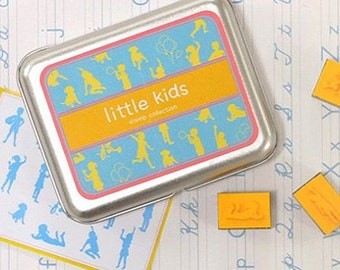 16 Set - Diy Stamps Kit Series Little Kids (4.3 x 3.3in)