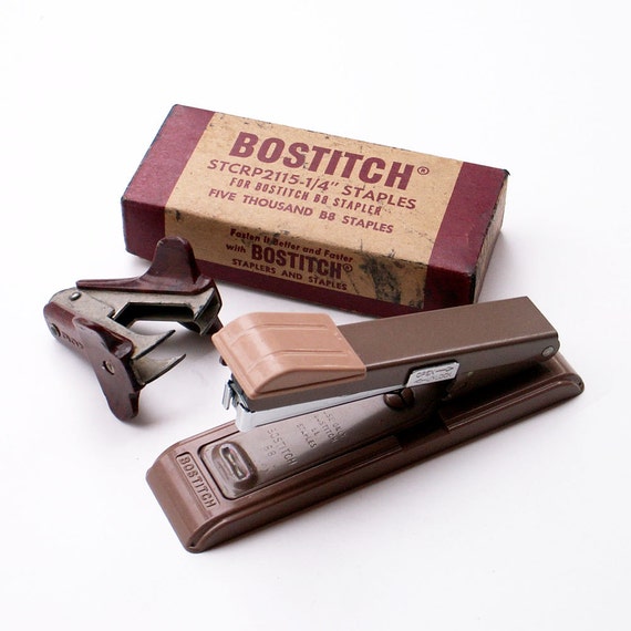 Vintage Bostitch Stapler Staples Ace Staple Remover